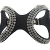 Leather Fashion Bling Rhinestone Pet Harness